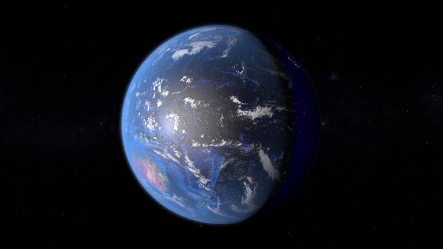 Space 3d earth