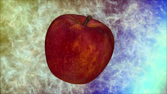 Apple abstract psychedelic