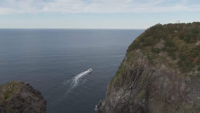 Lighthouse ship sea