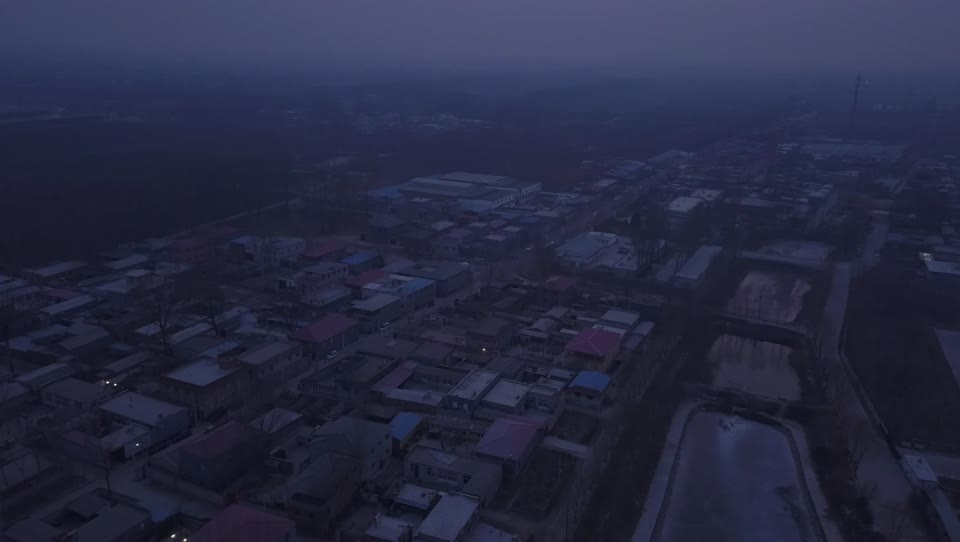 Frozen china river