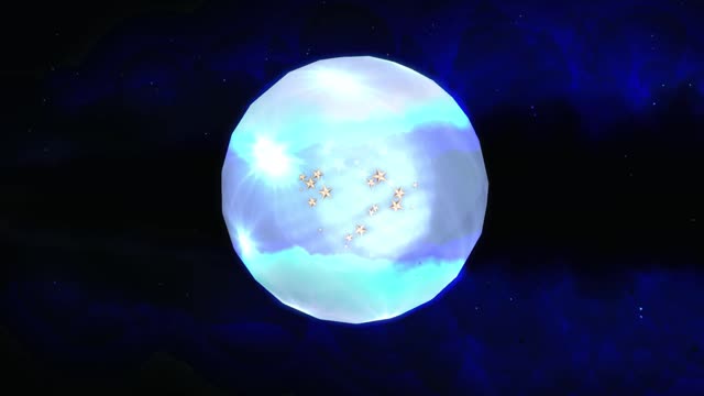 Moon star blue