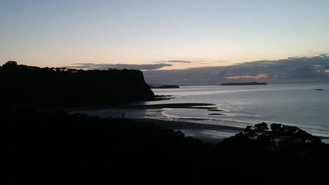 Seascape beach sunrise