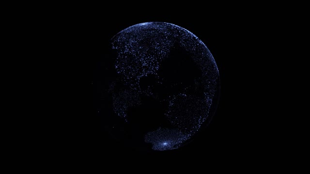 Earth space globe