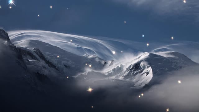 Landscape nature snow