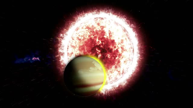 Sun planet space