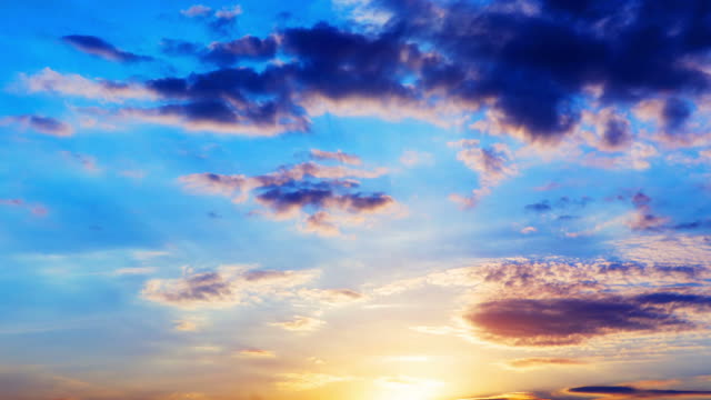 Sky clouds sun