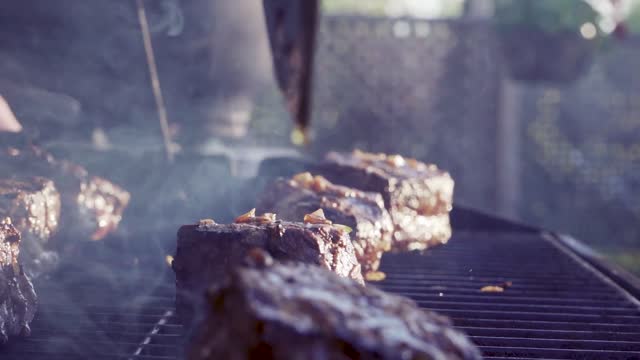 Steak grill meat