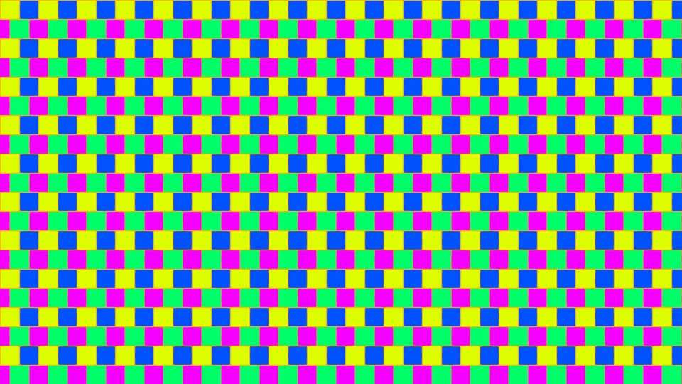 Square colors shift
