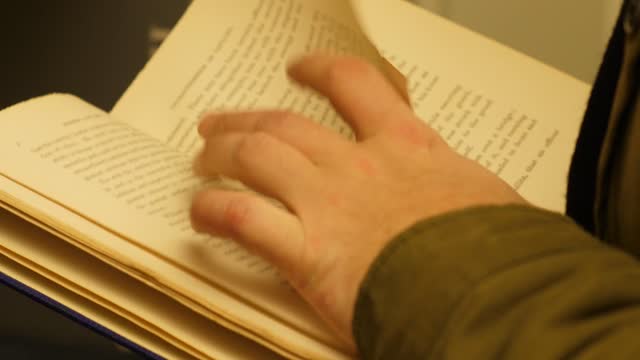Flipping pages book