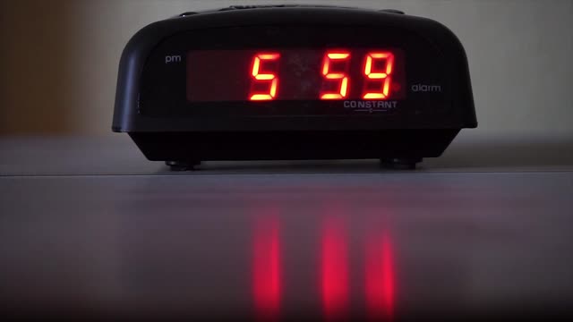 Clock alarm morning