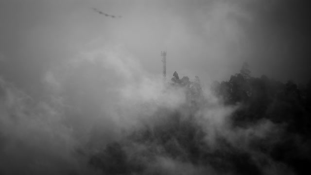 Tower communications cold fog