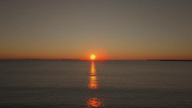 Sunset sun ocean