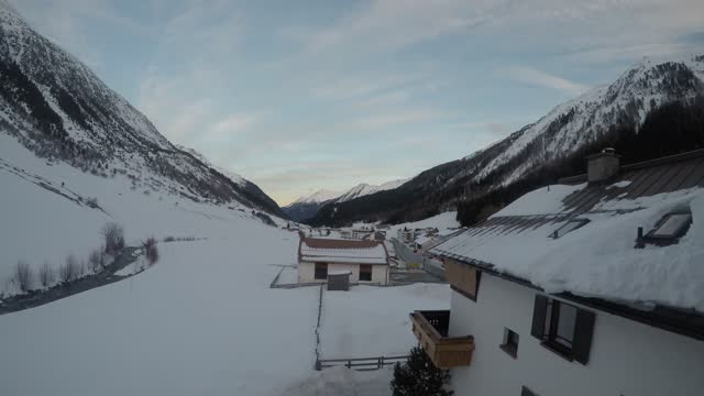 Mountains nature winter