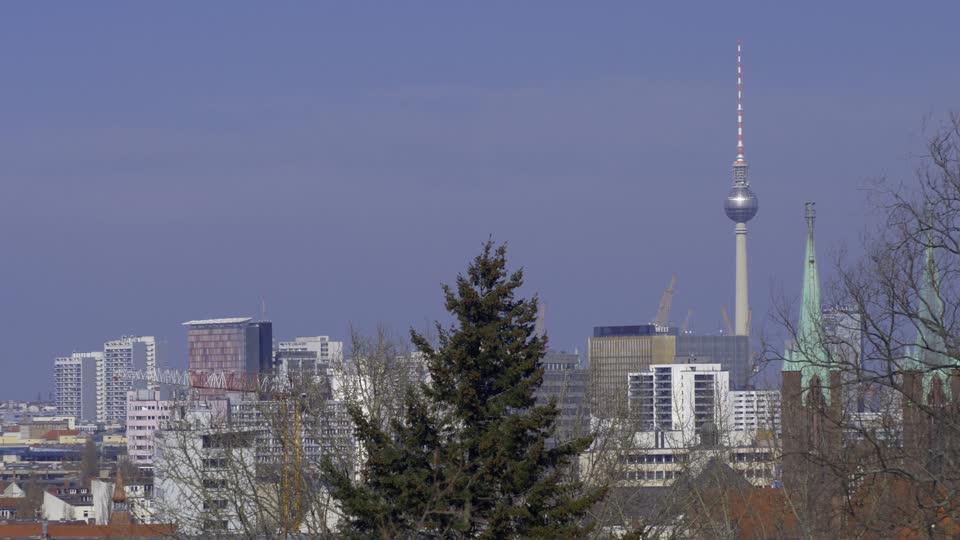 Berlin television tower berlin center