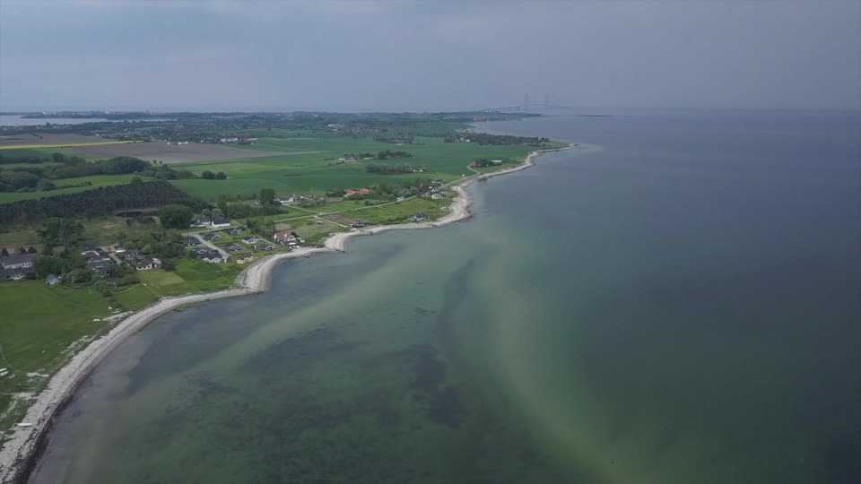 Coastline denmark storebælt