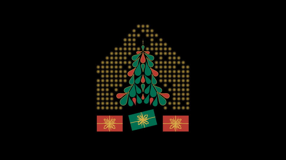 Holiday christmas tree