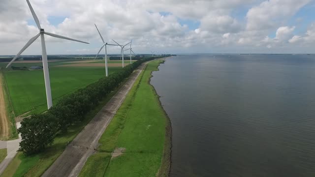 Wind mill energy wick