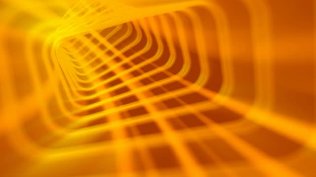 Tunnel yellow abstract