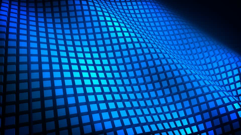 Abstract blue wave