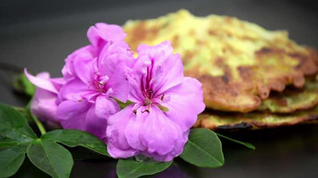 Vegetable pancakes food