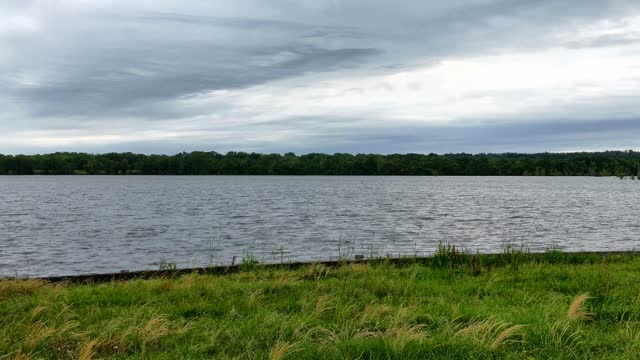 Lake water overcast