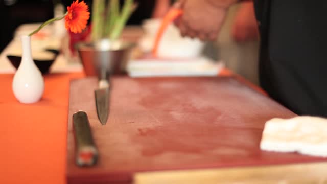 Sushi sashimi cooking