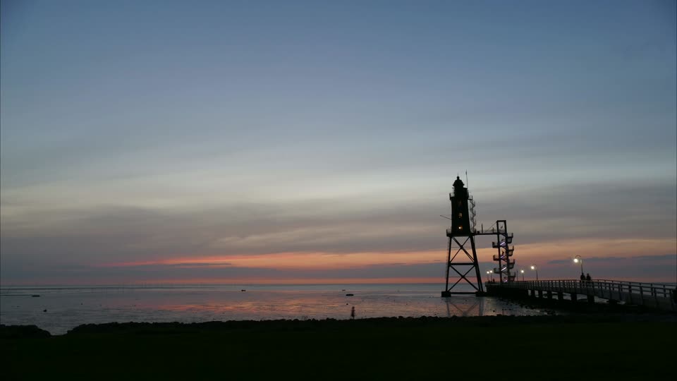 North sea time lapse sea