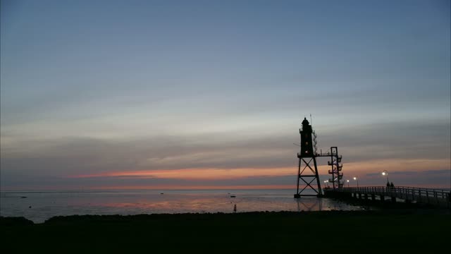 North sea time lapse sea