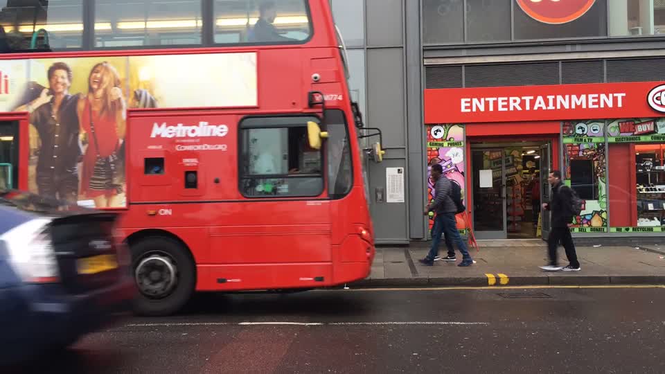 London traffic cars