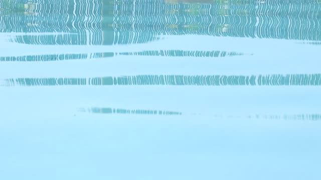 Swimming pool blue