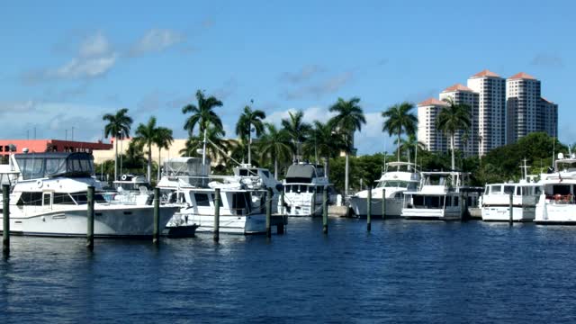 Marina boats yacht