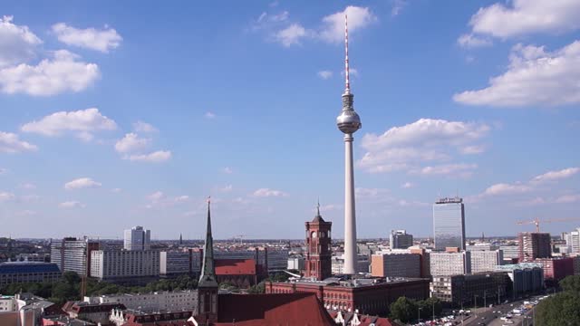 Berlin city television tower