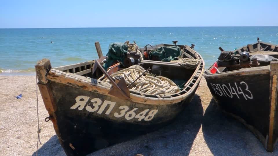 Fishing schooner boat barkas