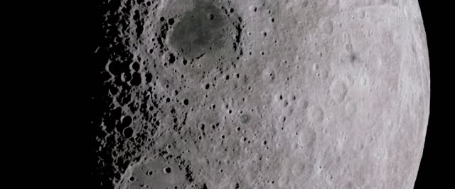 Moon satellite space