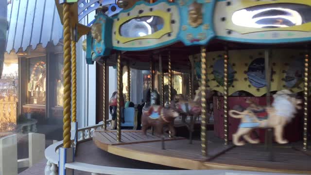 Ella's small indoor carousel