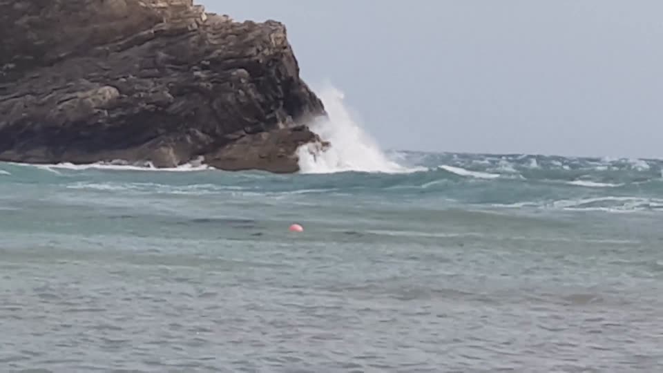 Lulworth Cove Dorset Rough Sea