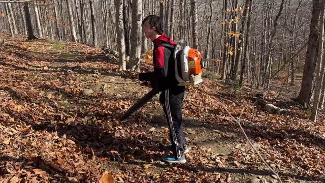 Cleaning Nordic Heritage Village Trails