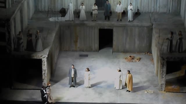 Curtain calls for "Elektra" by Richard Strauss - Royal San Carlo Theatre in Naples
