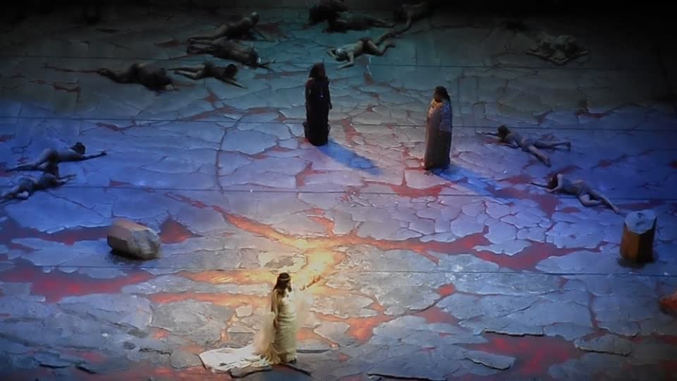 Nino Surguladze as Amneris in "Aida" by Giuseppe Verdi at Royal San Carlo Theatre in Naples, up to August 2, 2016