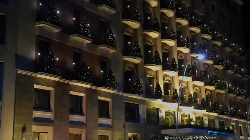 Christmas lights 2016 - Hotel Vesuvius in Naples