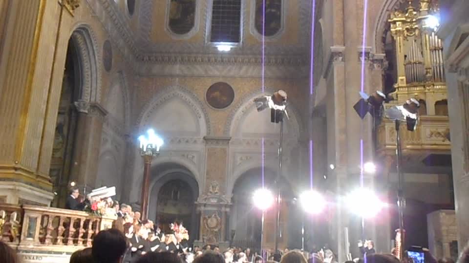 Christmas concert 2016 at Cathedral of Naples: "Ave Maria" by R. Cimmaruta
