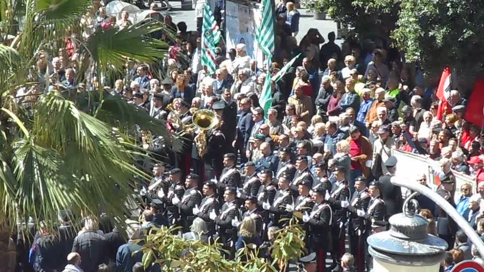 Liberation Day at Piazza Carità in Naples, April 25, 2017