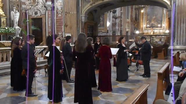 Lascia ch'io pianga" by Händel - "Roma Youth String Orchestra" at Gesù Nuovo Church in Naples