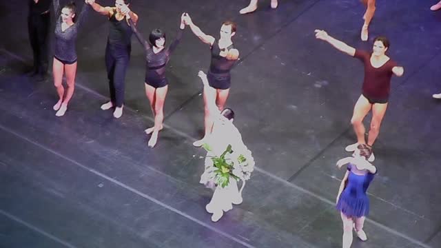 Standing ovation for Carla Fracci - "Gala Carla Fracci" - Royal San Carlo Theatre in Naples