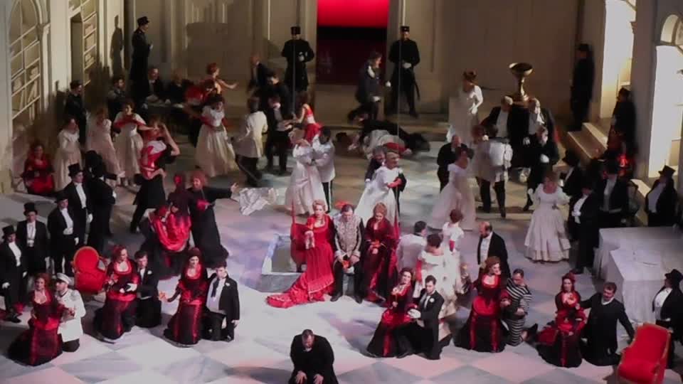 Ekaterina Latyseva as Natashia in "Charodeika" ["L'Incantatrice" - "The Enchantress"] by Ciaikovsky - First performance in Italy - Royal San Carlo Theatre in Naples, from 17 up to February 25, 2017