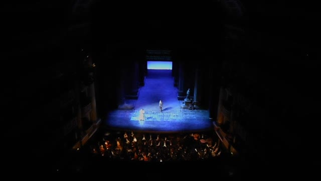 Maria Grazia Schiavo as "Lucia" in "Lucia di Lammermoor" by Gaetano Donizetti at Royal San Carlo Theatre in Naples