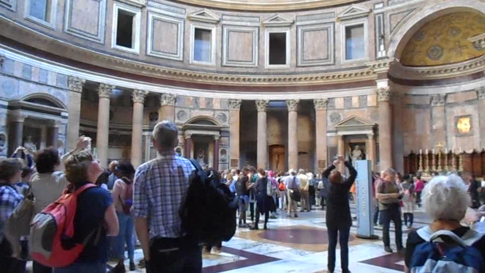The Pantheon (118-125 AD) in Rome