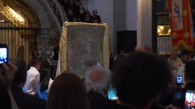 Feast for translation of Virgin Mary's fresco, the most ancient image of Virgin in Campania (5th-6th century) - Sanità Church In Naples