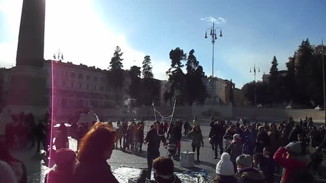 At Piazza del Popolo in Rome