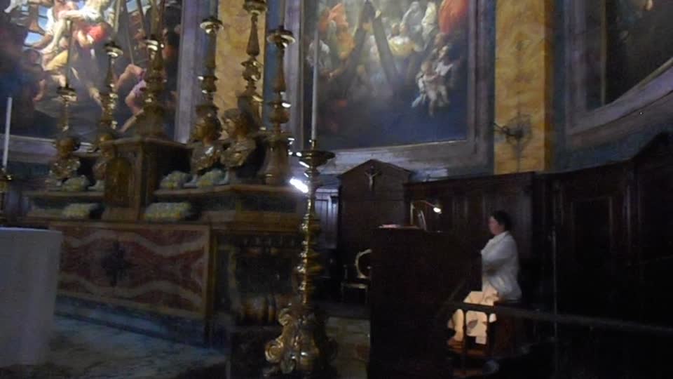 Music at Sant'Andrea delle Fratte Church in Rome